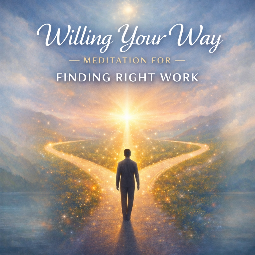 Willing Your Way Meditation for Finding Right Work